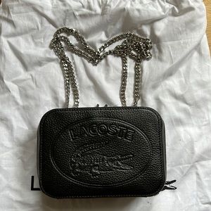 Lacoste leather crossbody bag